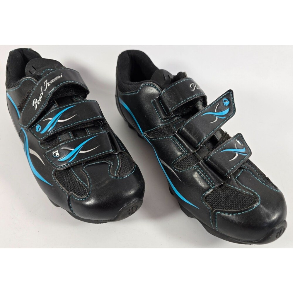 Pearl Izumi Women’s All-Road II Cycling Shoes – EUR 42 – Black/Blue - Durable